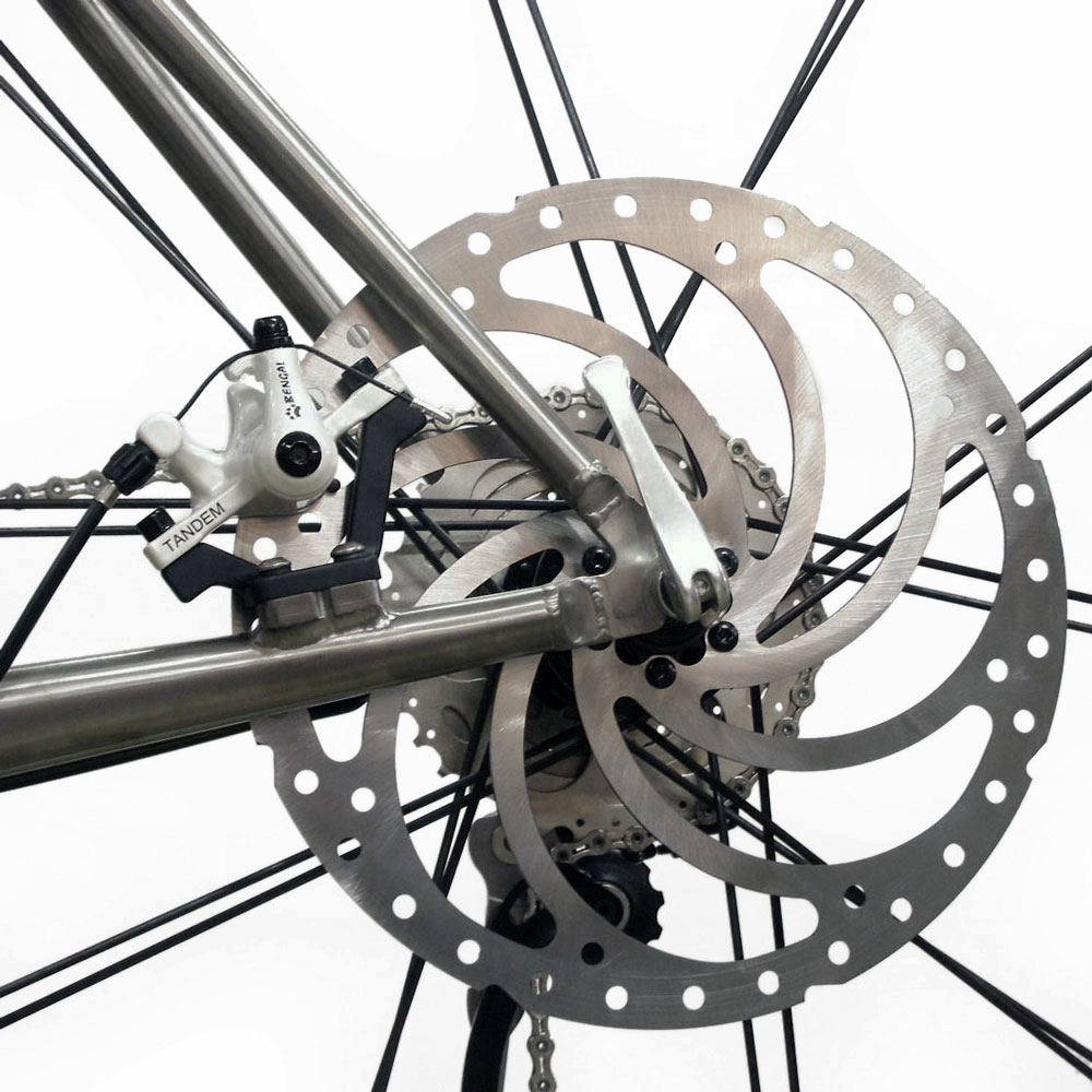 Tandem mechanical rear disc