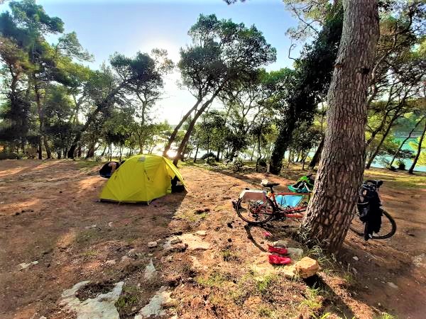 Kroatien Campingplatz am Meer